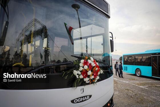 گزارش تصویری | آیین رونمایی از ۲۵ دستگاه اتوبوس جدید در مشهد (۱۲ بهمن ۱۴۰۴)