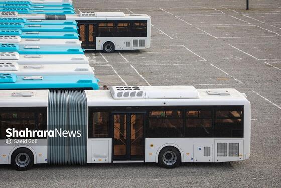 گزارش تصویری | آیین رونمایی از ۲۵ دستگاه اتوبوس جدید در مشهد (۱۲ بهمن ۱۴۰۴)