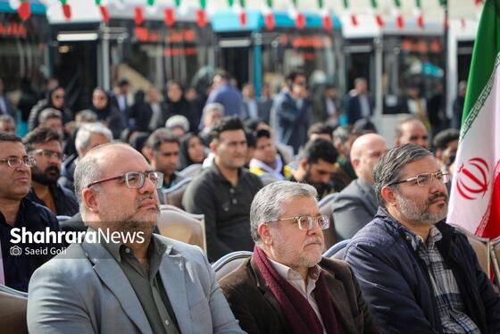 گزارش تصویری | آیین رونمایی از ۲۵ دستگاه اتوبوس جدید در مشهد (۱۲ بهمن ۱۴۰۴)