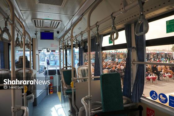 گزارش تصویری | آیین رونمایی از ۲۵ دستگاه اتوبوس جدید در مشهد (۱۲ بهمن ۱۴۰۴)