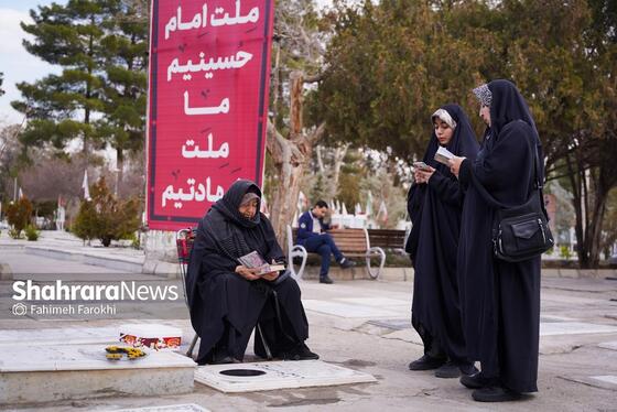 گزارش تصویری | آیین سنتی «چراغ برات» در بهشت رضا (ع) مشهد