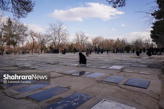 گزارش تصویری | آیین سنتی «چراغ برات» در بهشت رضا (ع) مشهد
