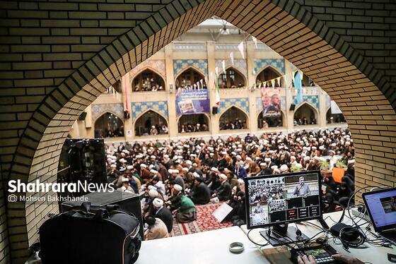 گزارش تصویری | اجتماع حوزویان در دفاع از ولایت در مشهد