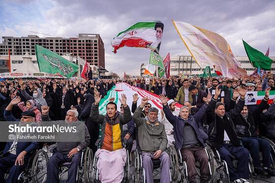 گزارش تصویری | اجتماع عظیم منتظران ظهور در مشهد ۱