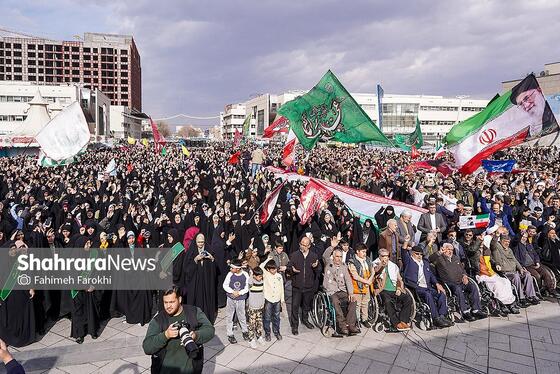 گزارش تصویری | اجتماع عظیم منتظران ظهور در مشهد ۱