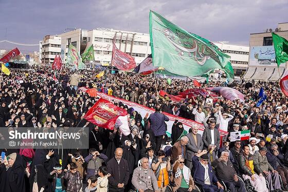 گزارش تصویری | اجتماع عظیم منتظران ظهور در مشهد ۱