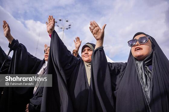 گزارش تصویری | اجتماع عظیم منتظران ظهور در مشهد ۱