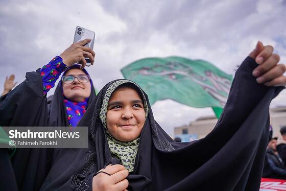 گزارش تصویری | اجتماع عظیم منتظران ظهور در مشهد ۱