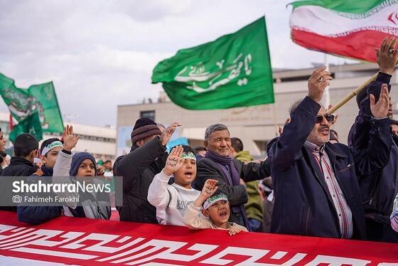 گزارش تصویری | اجتماع عظیم منتظران ظهور در مشهد ۱