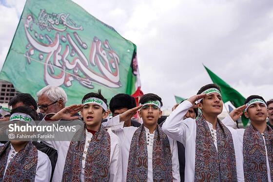 گزارش تصویری | اجتماع عظیم منتظران ظهور در مشهد ۱