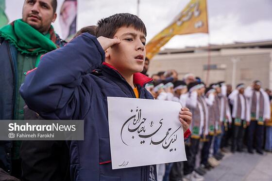 گزارش تصویری | اجتماع عظیم منتظران ظهور در مشهد ۱