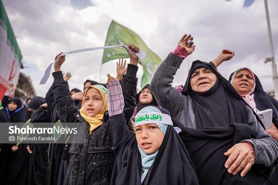 گزارش تصویری | اجتماع عظیم منتظران ظهور در مشهد ۱