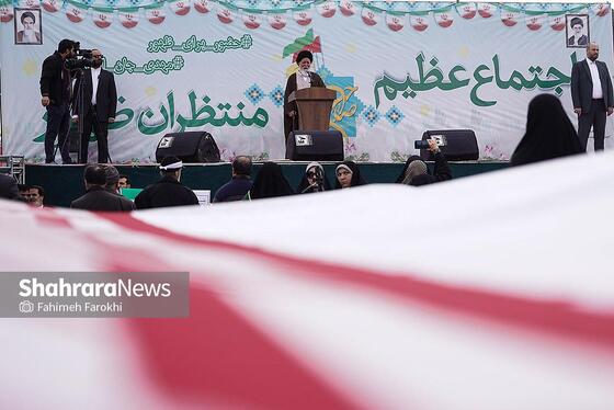 گزارش تصویری | اجتماع عظیم منتظران ظهور در مشهد ۱