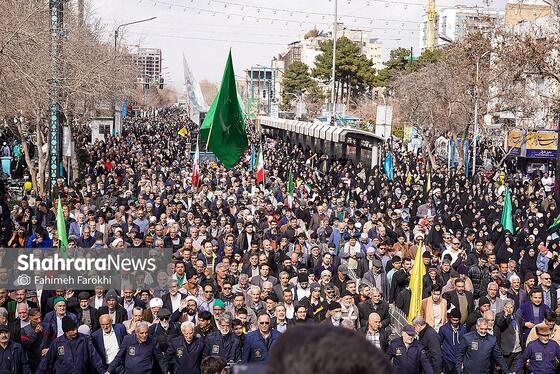 گزارش تصویری | اجتماع عظیم منتظران ظهور در مشهد ۱