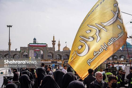 گزارش تصویری | اجتماع عظیم منتظران ظهور در مشهد ۱