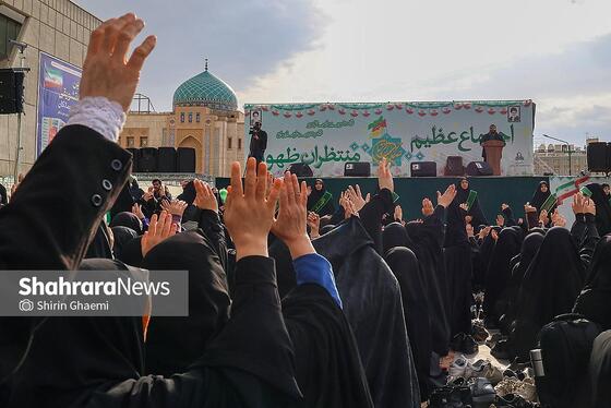 گزارش تصویری | اجتماع عظیم منتظران ظهور در مشهد ۲