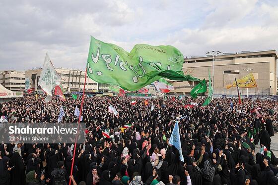 گزارش تصویری | اجتماع عظیم منتظران ظهور در مشهد ۲
