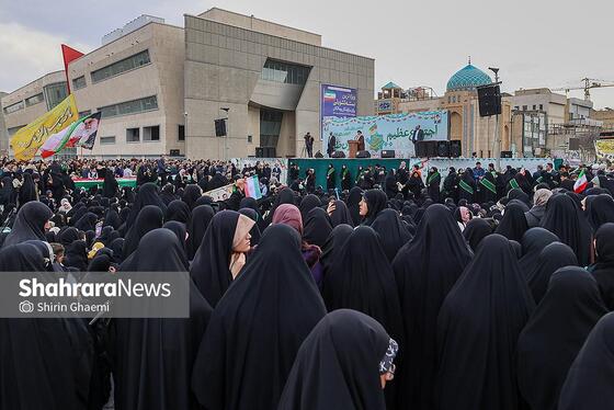 گزارش تصویری | اجتماع عظیم منتظران ظهور در مشهد ۲