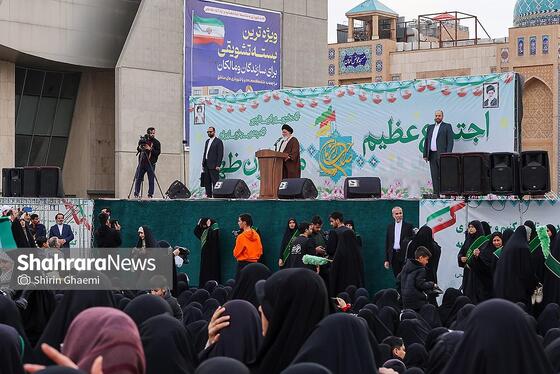 گزارش تصویری | اجتماع عظیم منتظران ظهور در مشهد ۲