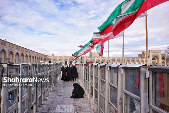 گزارش تصویری | مراسم غبارروبی مزار شهدا به مناسبت دهه مبارک فجر