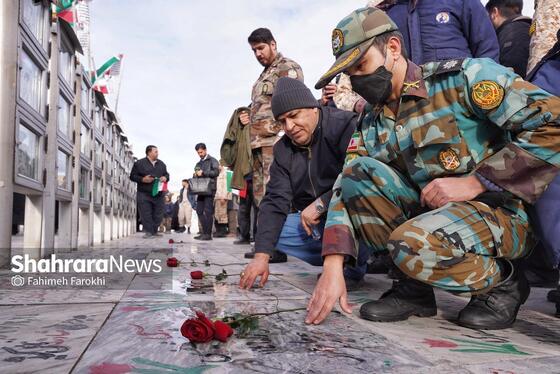 گزارش تصویری | مراسم غبارروبی مزار شهدا به مناسبت دهه مبارک فجر