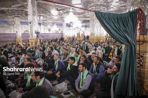 گزارش تصویری | تشرف کارگران زیارت‌اولی معادن کشور به بارگاه منور امام رضا (ع)