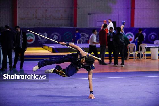 گزارش تصویری | مسابقات ووشو قهرمانی کشور در مشهد ۲