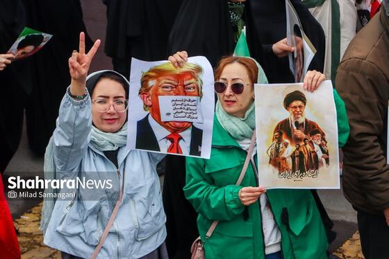 گزارش تصویری | راهپیمایی مردم مشهد در یوم الله ۲۲ بهمن ۲