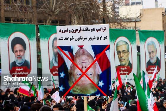 گزارش تصویری | راهپیمایی مردم مشهد در یوم الله ۲۲ بهمن ۲