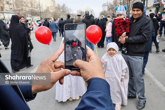 گزارش تصویری | تجلی اتحاد ملی و پایبندی خانوادگی در حماسه ۲۲ بهمن