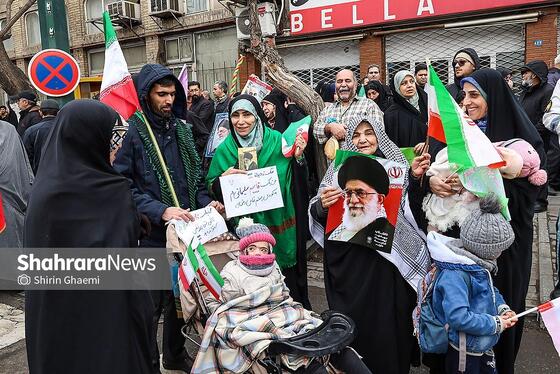 گزارش تصویری | تجلی اتحاد ملی و پایبندی خانوادگی در حماسه ۲۲ بهمن