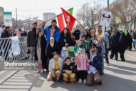 گزارش تصویری | تجلی اتحاد ملی و پایبندی خانوادگی در حماسه ۲۲ بهمن