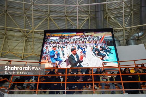 گزارش تصویری | جشن بزرگ ازدواج ۱۵۰۰ زوج دانشجو