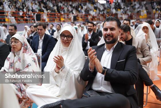 گزارش تصویری | جشن بزرگ ازدواج ۱۵۰۰ زوج دانشجو