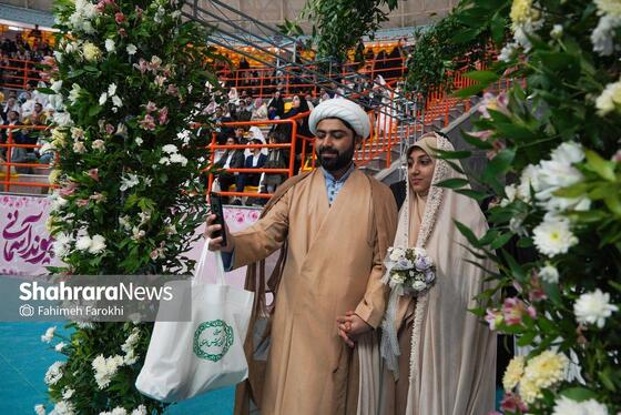 گزارش تصویری | جشن بزرگ ازدواج ۱۵۰۰ زوج دانشجو