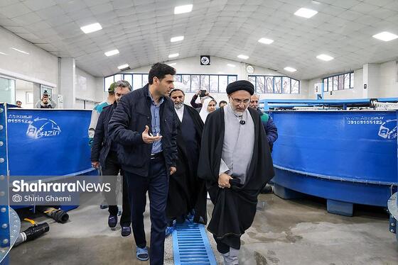 گزارش تصویری | بهره برداری از واحد بزرگ پرورش ماهی در شاندیز