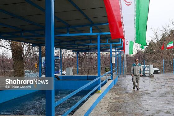 گزارش تصویری | بهره برداری از واحد بزرگ پرورش ماهی در شاندیز