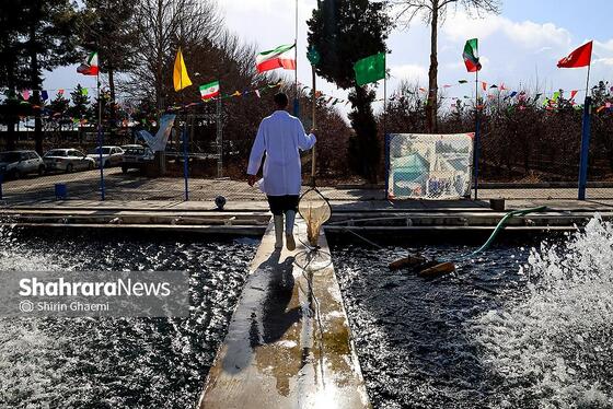 گزارش تصویری | بهره برداری از واحد بزرگ پرورش ماهی در شاندیز