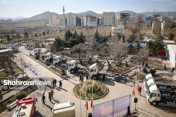 گزارش تصویری | چهارمین مرحله تحویل ۱۹۸ دستگاه ماشین‌آلات خدمات شهری به شهرداری‌های خراسان رضوی