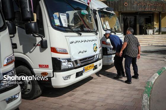 گزارش تصویری | چهارمین مرحله تحویل ۱۹۸ دستگاه ماشین‌آلات خدمات شهری به شهرداری‌های خراسان رضوی