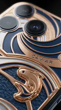 کاویار از نسخه مخصوص آیفون ۱۷ پرو رونمایی کرد + عکس