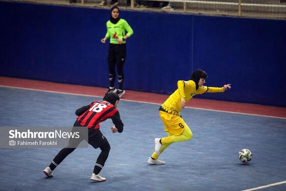 گزارش تصویری | لیگ برتر فوتسال بانوان | مسابقه فوتسال بازرگانی دائم پناه مشهد و سپاهان اصفهان