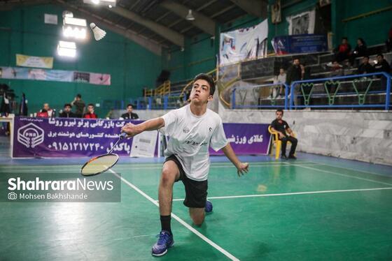 گزارش تصویری | مسابقه بدمینتون  پرتو نیروی روشا و چادر ملو اردکان