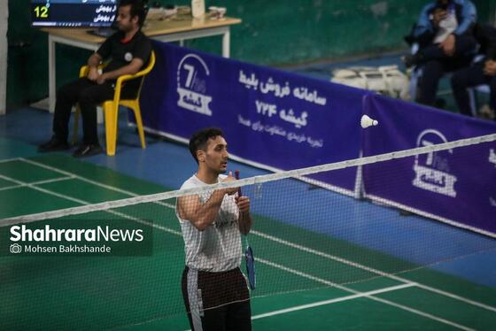 گزارش تصویری | مسابقه بدمینتون  پرتو نیروی روشا و چادر ملو اردکان