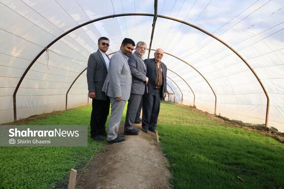 گزارش تصویری | بازدید از مرکز تولیدات سازمان پارک‌ها و فضای سبز