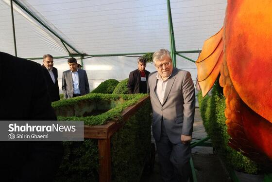 گزارش تصویری | بازدید از مرکز تولیدات سازمان پارک‌ها و فضای سبز