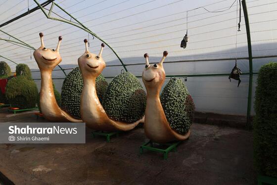 گزارش تصویری | بازدید از مرکز تولیدات سازمان پارک‌ها و فضای سبز