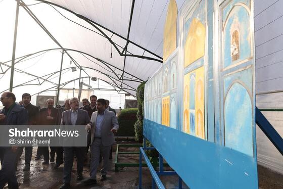 گزارش تصویری | بازدید از مرکز تولیدات سازمان پارک‌ها و فضای سبز