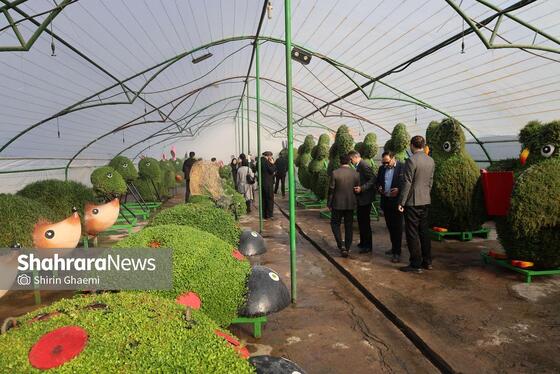 گزارش تصویری | بازدید از مرکز تولیدات سازمان پارک‌ها و فضای سبز