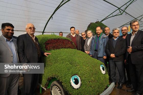گزارش تصویری | بازدید از مرکز تولیدات سازمان پارک‌ها و فضای سبز